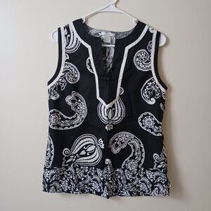 TWEEDS -100%LINEN-M SIZE